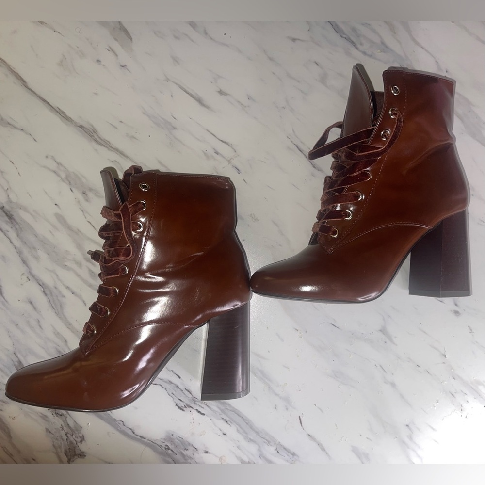 Velvet Lace Booties